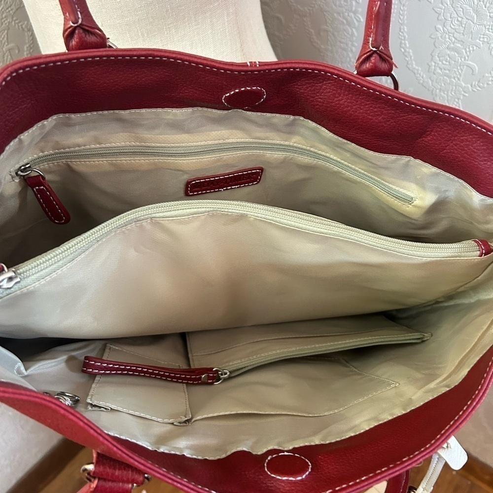Day Timer Red Shoulder Bag great condition - Picture 4 of 6